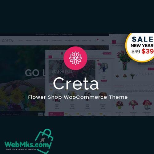 Creta – Flower Shop WooCommerce WordPress Theme