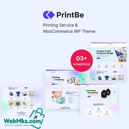 PrintBe – Printing Service & WooCommerce WP Theme