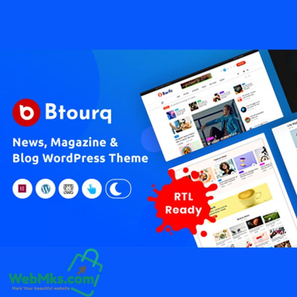 Btourq – WordPress News Magazine Theme