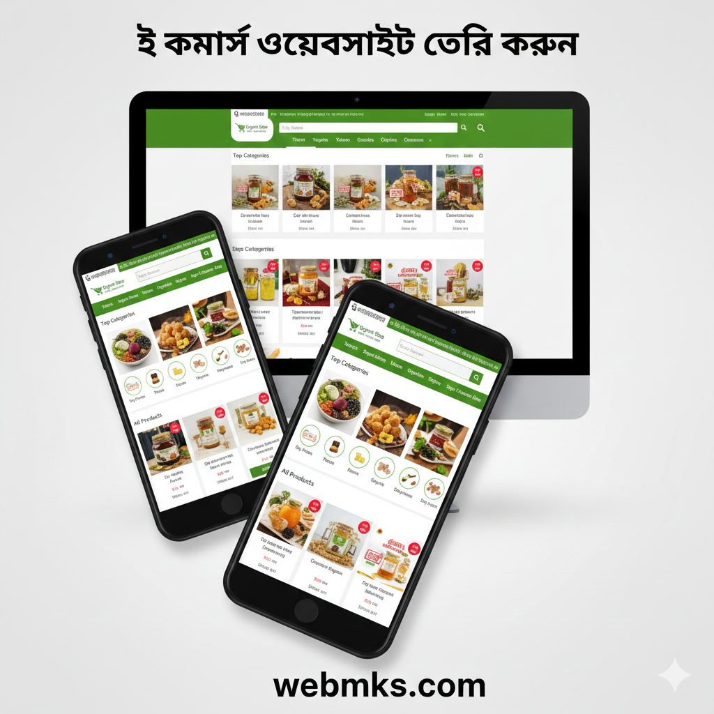 New modern eCommerce website design